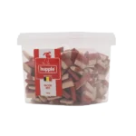 Ніжні м'ясні ласощі для собак зі смаком бекону Hupple Softy bacon bits, 600 г.