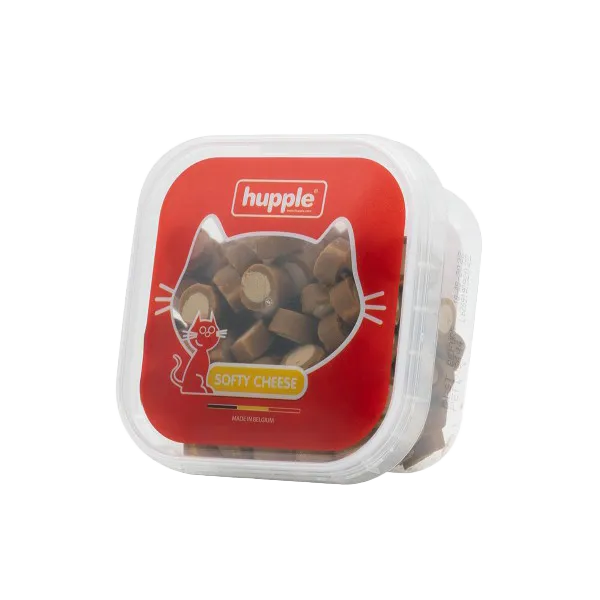 Ніжні ласощі для котів зі смаком сиру Hupple Softy cheese cat, 80 г.