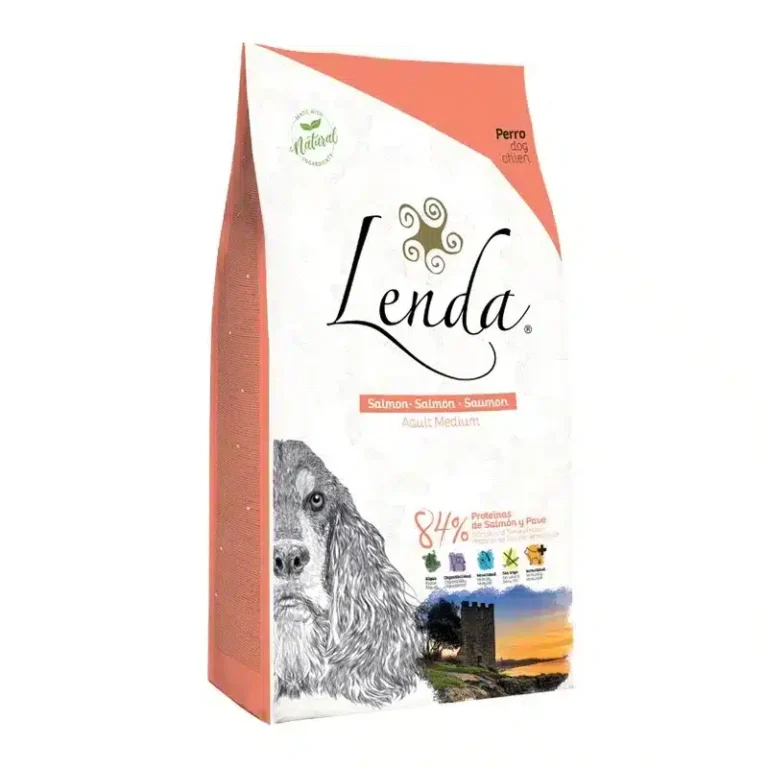 Сухий корм Lenda для дорослих собак з лососем
