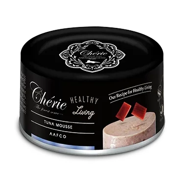 Вологий корм Cherie Healthy Living мус з тунцем для котів, 80 г