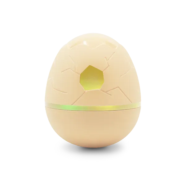 Інтерактивна іграшка для ласощів для собак Cheerble Wicked Beige Egg яйце бежеве 8,3x8,3x9,9 см