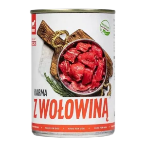Вологий корм з яловичиною для собак, 400 г