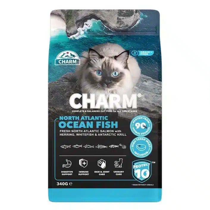Беззерновий корм для котів всіх стадій життя Charm North Atlantic Ocean Fish з північноатлантичною рибою