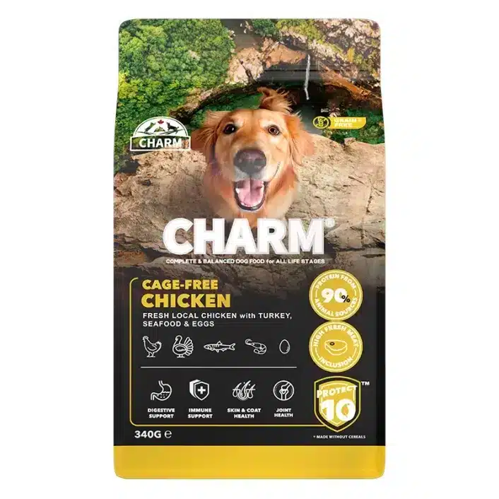 Беззерновий корм для собак всіх стадій життя Charm Cage-Free Chicken з куркою вільного вигулу