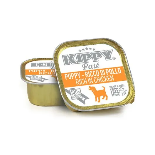 Вологий корм KIPPY паштет з куркою для цуценят