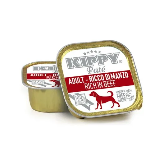 Вологий корм KIPPY паштет з яловичиною для дорослих собак