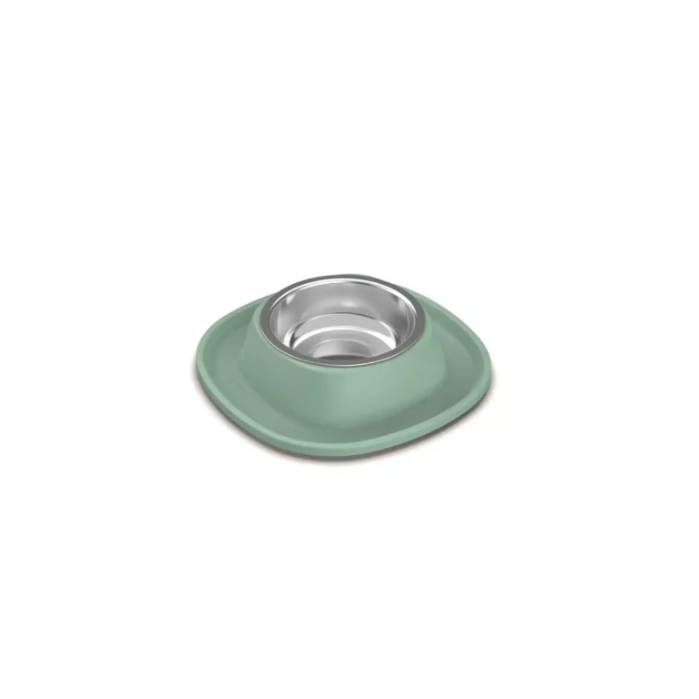 Миска металева Soft Touch з м'яким ковриком для тварин, 28x28x5,5 см