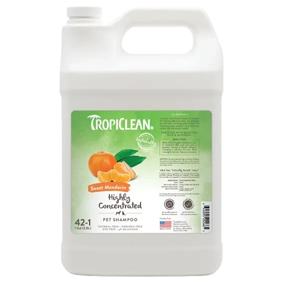 Шампунь Tropiclean мандарин для собак та котів, 3.8 л