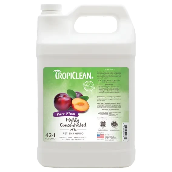 Шампунь Tropiclean слива для собак та котів, 3.8 л