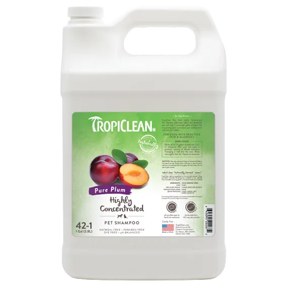 Шампунь Tropiclean слива для собак та котів, 3.8 л