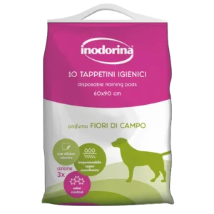 Пелюшки Inodorina Tappetini Fiori Di Campo для собак, 10 шт