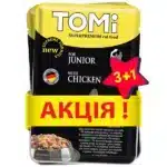 Вологий корм для кошенят TOMi з куркою, 100 г