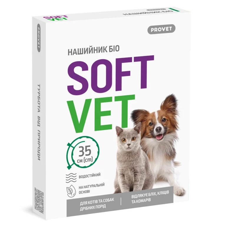 Нашийник ProVet SOFTVET репелентний для собак та котів, 35 см