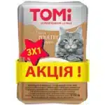 Вологий корм для котів TOMi беззерновий з птицею в томатному желе, 100 г