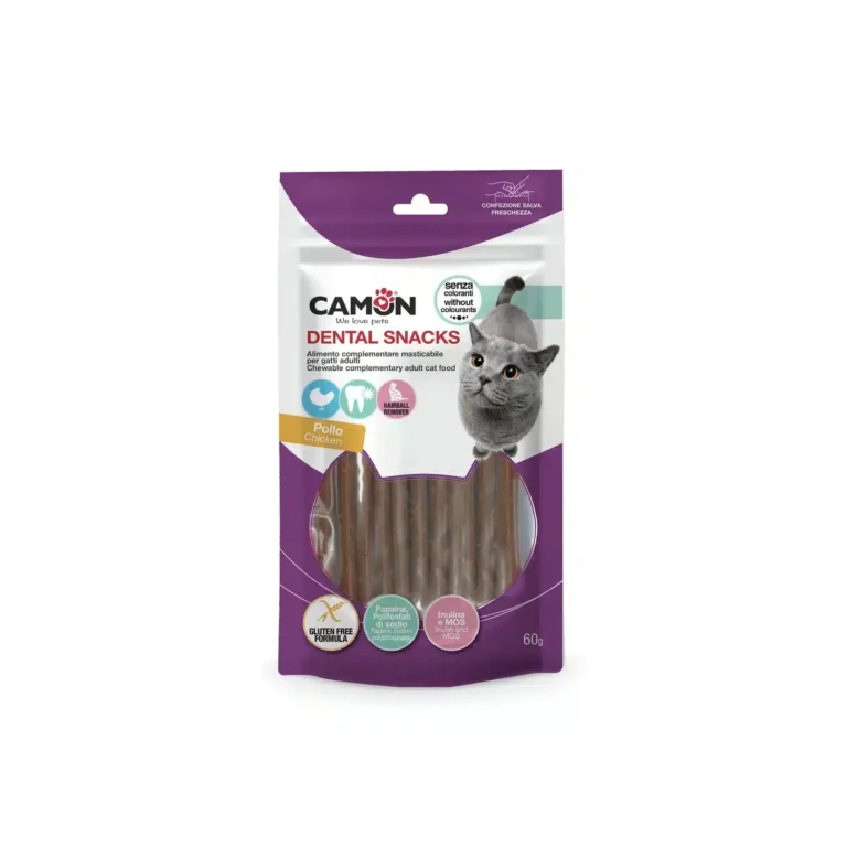 Ласощі Camon палички з куркою для котів, 60 г