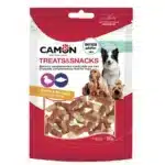 Снек для собак CAMON шматочки з качкою і тріскою (80 г)