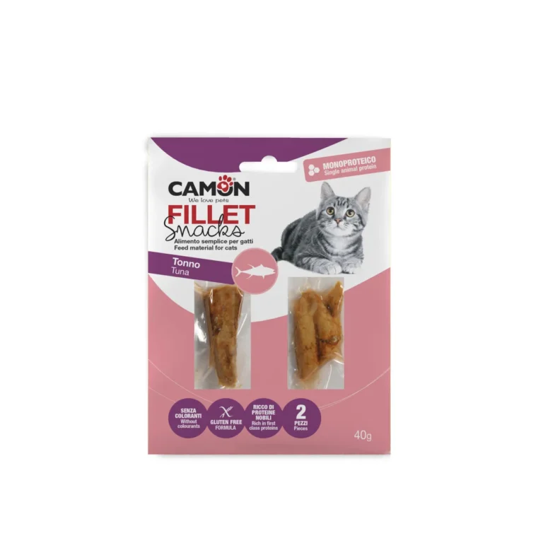 Ласощі Camon філе тунця для котів, 40 г