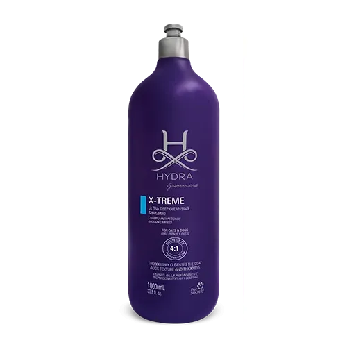 Шампунь для глибокого очищення та знежирення шерсті собак та котів Hydra GROOMERS X-Treme Ultra Deep Cleansing Shampoo