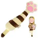 Шурхотлива іграшка CattyMan Kick Toy Brown коричнева лапа для котів