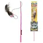 Іграшка CattyMan Feather Mouse вудка для котів