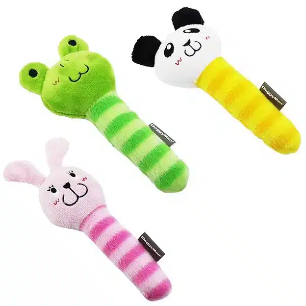 Іграшка DoggyMan Stick Animals м'яка з пищалкою для собак