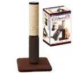 Кігтеточка стовпчик з масажною щіткою CattyMan Scratcher Massage Poll