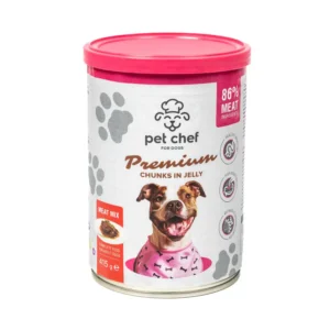 Вологий корм Pet Chef м'ясний мікс шматочки в желе для собак