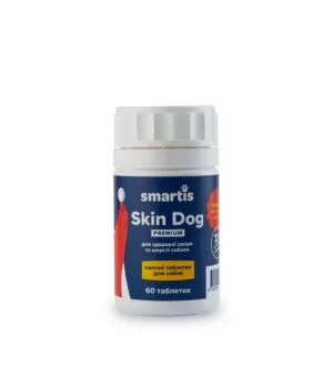 Харчова добавка Smartis Skin Premium з амінокислотами для собак, 60 таб