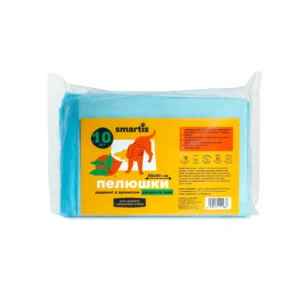Пелюшки щоденні з ароматом зеленого чаю для собак, 60×60 см, 10 шт