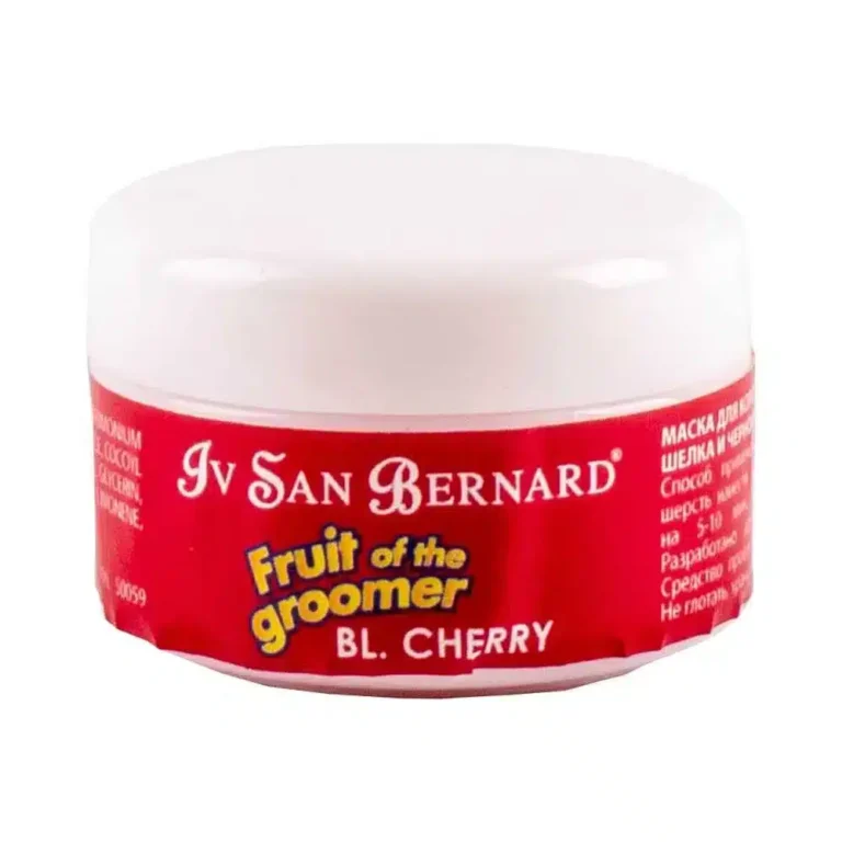 Маска Iv San Bernard Black Cherry відновлювальна з чорною вишнею для короткої шерсті