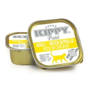 Вологий корм KIPPY паштет з куркою для дорослих котів, 90 г