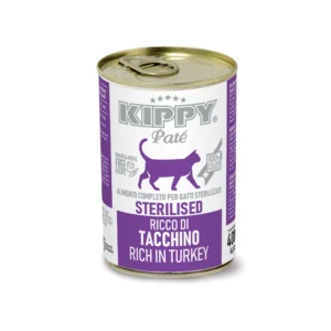Вологий корм KIPPY з індичкою для стерилізованих котів