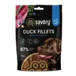 Ласощі Savory Duck Fillets з індичкою і качкою для собак, 100 г