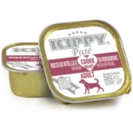 Вологий корм KIPPY з телятиною для дорослих собак, 150 г