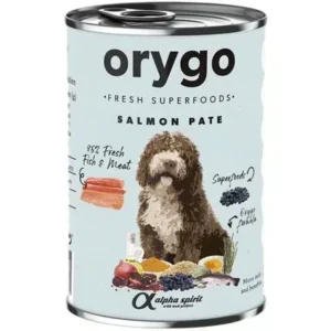 Вологий корм Orygo Wet паштет з лососем та чорницею для дорослих собак, 400 г