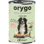 Вологий корм для літніх собак ORYGO Wet паштет з куркою та бобовими, 400 г