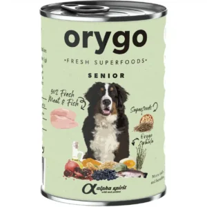 Вологий корм Orygo Wet паштет з куркою та бобовими для літніх собак, 400 г