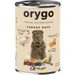 Вологий корм для дорослих собак ORYGO Wet паштет з індичкою та гарбузом, 400 г