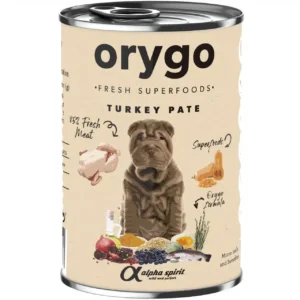 Вологий корм для дорослих собак Orygo Wet паштет з індичкою та гарбузом, 400 г