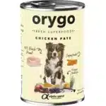 Вологий корм для дорослих собак всіх порід ORYGO Wet паштет з куркою та морквою, 400 г