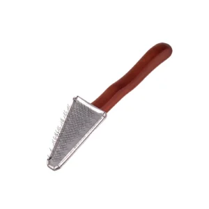 Пуходерка Dezynadog Soft Triangle Slicker Brush пласка для важкодоступних місць для собак