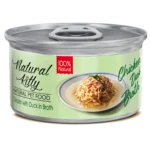 Вологий корм Natural Kitty з куркою та качкою для котів, 80 г