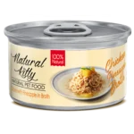 Вологий корм Natural Kitty з куркою і ананасом для котів, 80 г