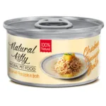 Вологий корм Natural Kitty з куркою і ананасом для котів, 80 г