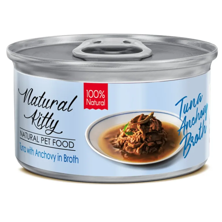 Вологий корм Natural Kitty з тунцем та анчоусами для котів, 80 г