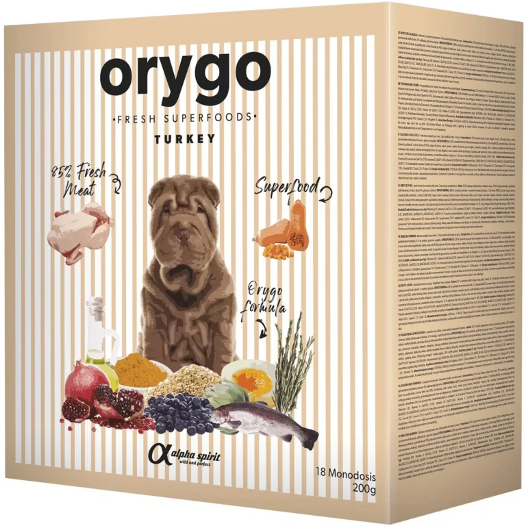 Напіввологий корм для дорослих собак Orygo з індичкою і гарбузом