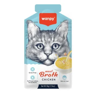 Вологий корм для котів Wanpy Meat Broths беззерновий з качкою, 50 г