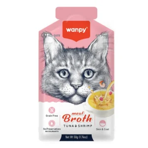 Вологий корм Wanpy Meat Broths для котів з тунцем