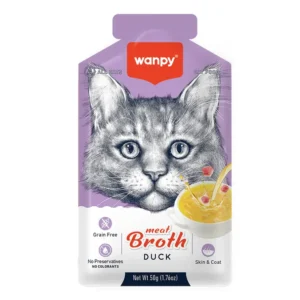 Вологий корм Wanpy Meat Broths для котів з качкою