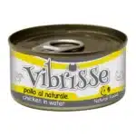 Вологий корм для котів Vibrisse з куркою у власному соку, 140 г